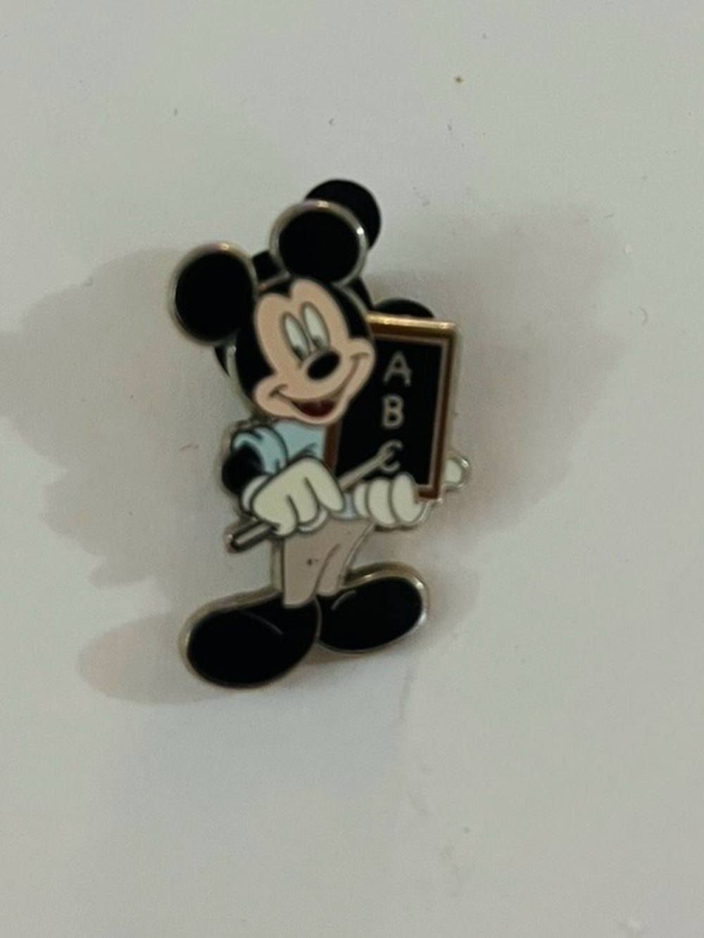 Disney Mickey Mouse Holding Chalkboard with ABC